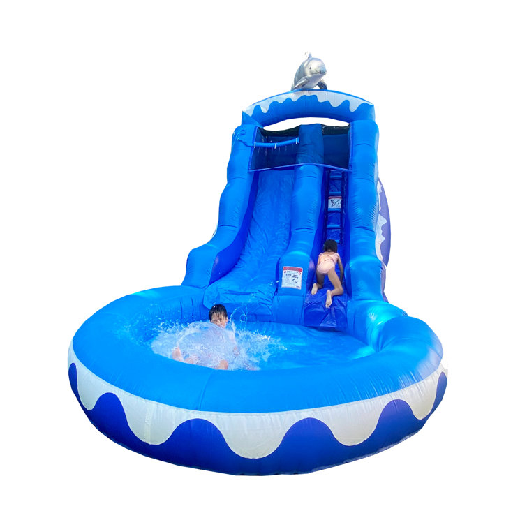 inflatable water slide with blower